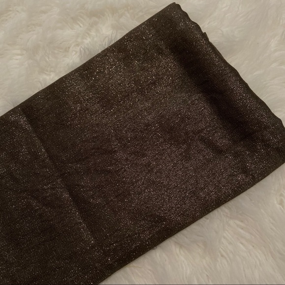 EXPRESS Metallic Bronze Infinity Scarf - Picture 5 of 6